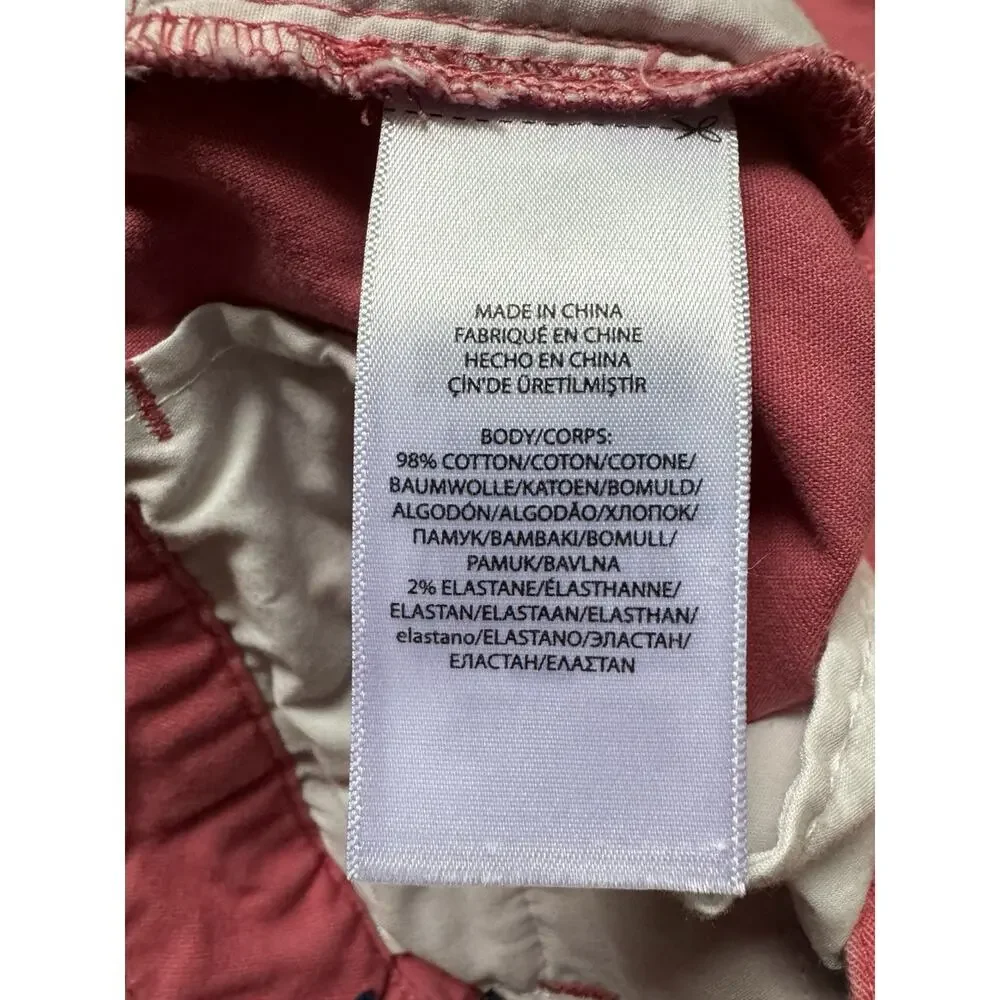 POLO RALPH LAUREN Stretch Classic Fit 9” Seam Chino Shorts Pink Boy Youth 16 XL - Picture 7 of 9